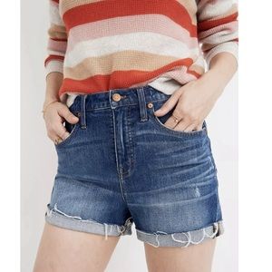 NWT Madewell jean shorts 25